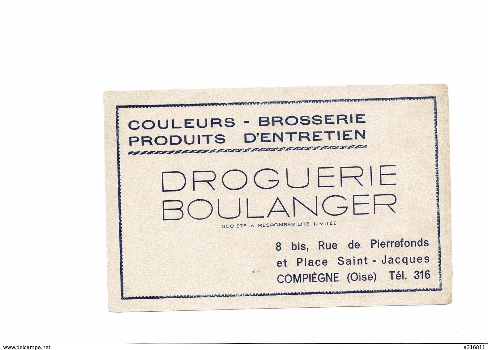 BUVARD  DROGUERIE BOULANGER - D