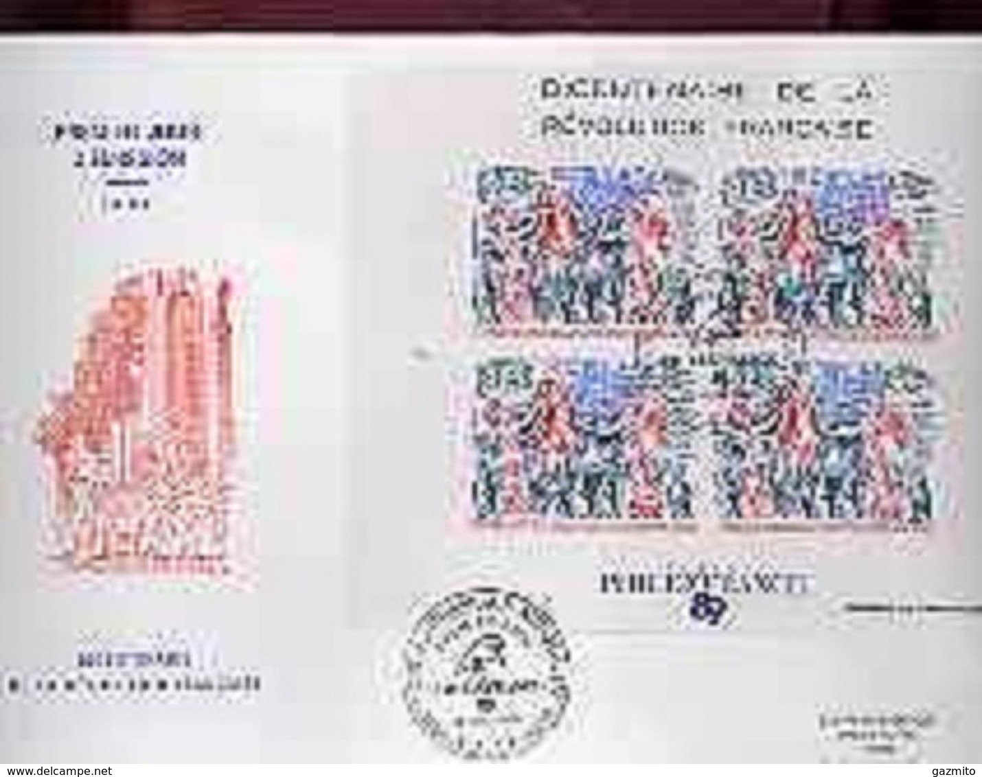 TAAF 1989, 200th French Revolution, FDC - Franz. Revolution