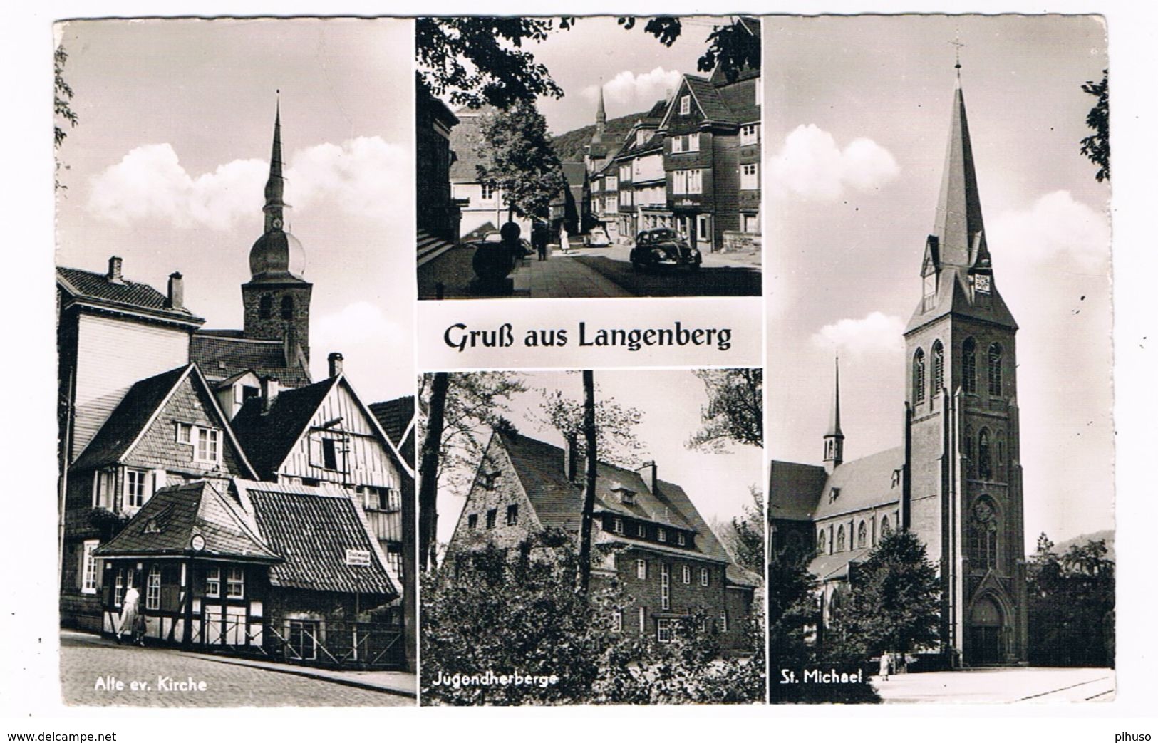 D-8182   LANGENBERG ; Gruss Aus ( Multiview) - Guetersloh