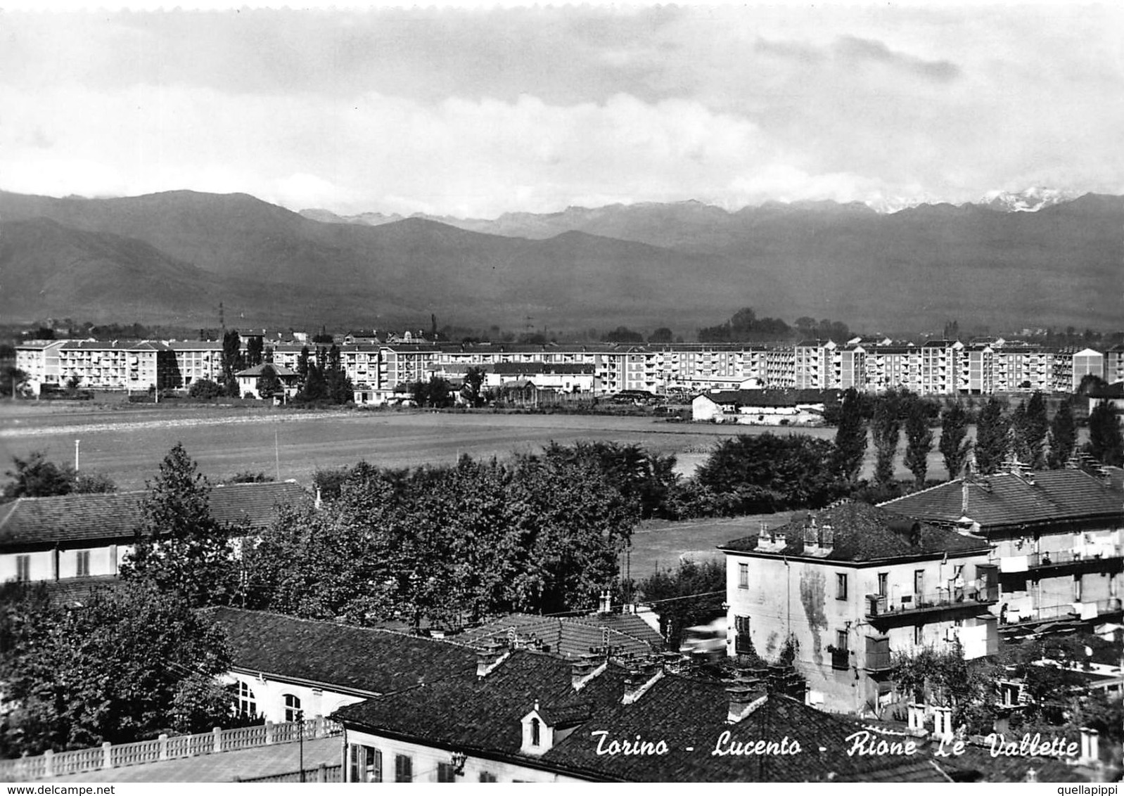 07407 "TORINO - LUCENTO - RIONE LE VALLETTE" PANORAMA, VERA TOTO, S.A.C.A.T. 1197. CART NON SPED - Autres & Non Classés