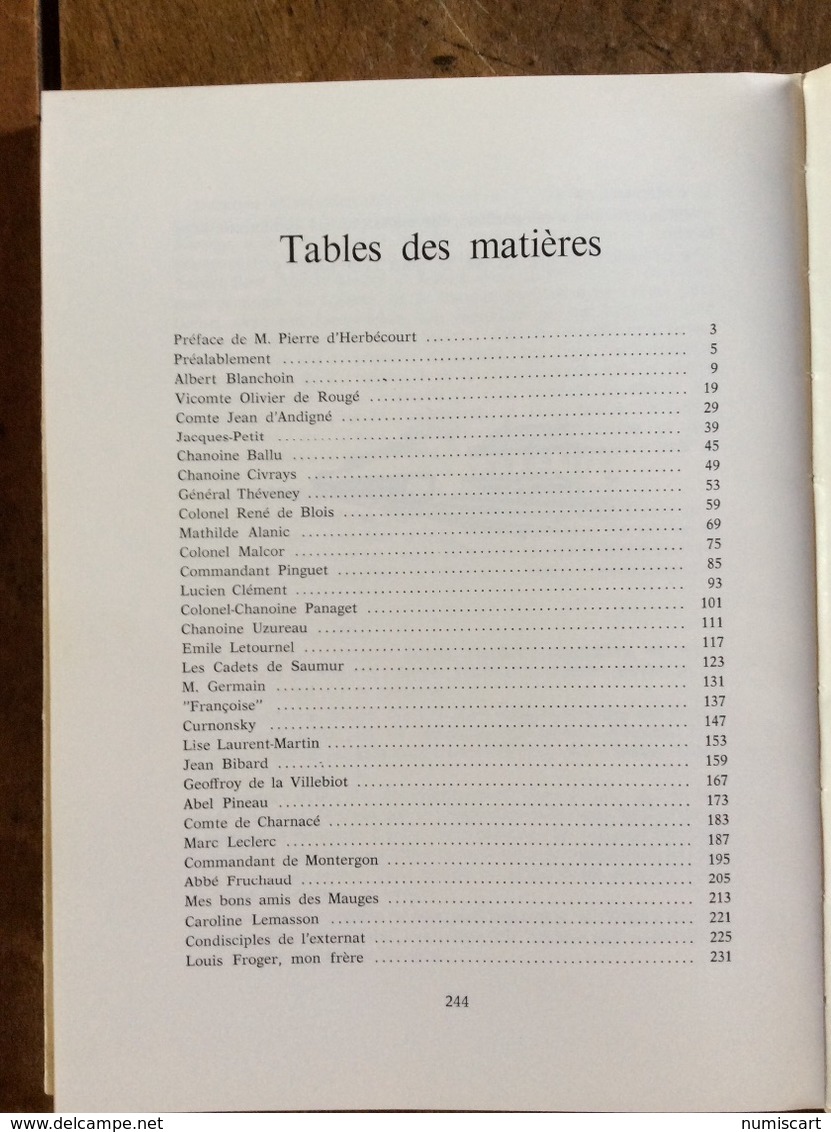 Angers Livre De 243 Pages « « ces Angevins Que Nous Aurions Oubliés » » Régionalisme Maine Et Loire Historique - Pays De Loire