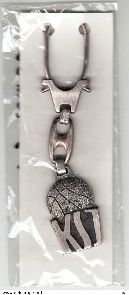 Basketball / Sport / Keyring, Keychain, Key Chain / Basketball Federation Of Yugoslavia - Apparel, Souvenirs & Other