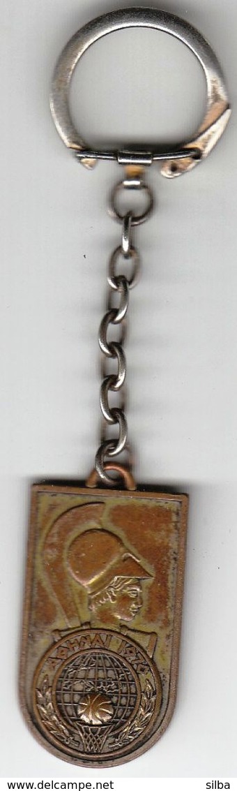 Basketball / Sport / Keyring, Keychain, Key Chain / FIBA Europe Under-18 Championship / Athens, Greece, 1970 - Apparel, Souvenirs & Other