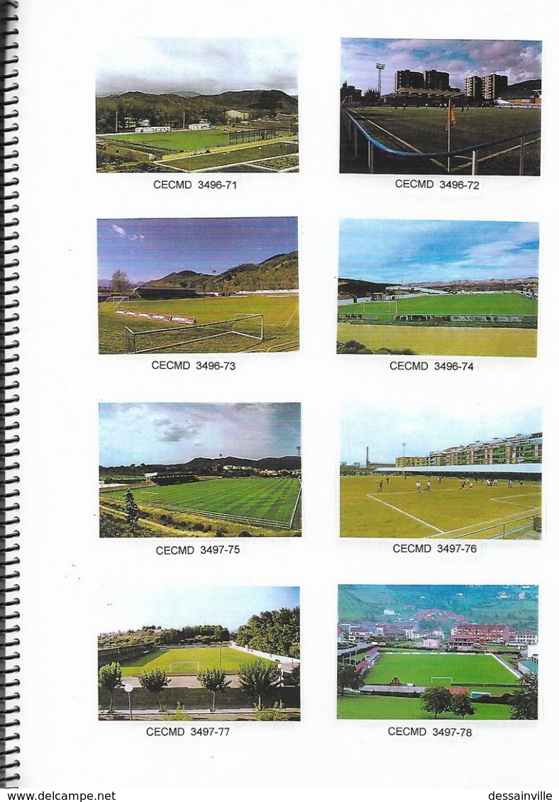 FOOTBALL Catalogue STADES ESPAGNE - CATALOGO POSTALES ESTADIOS ESPAÑOLES - Livres & Catalogues