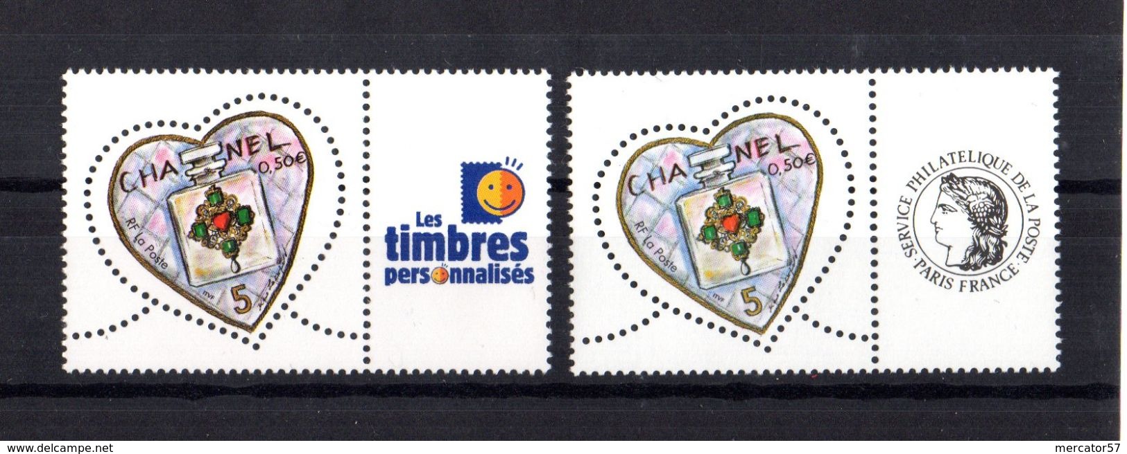 FRANCE Timbres Personnalisés Yvert N°3632A Saint-Valentin Coeur De Karl Lagersfeld - Autres & Non Classés