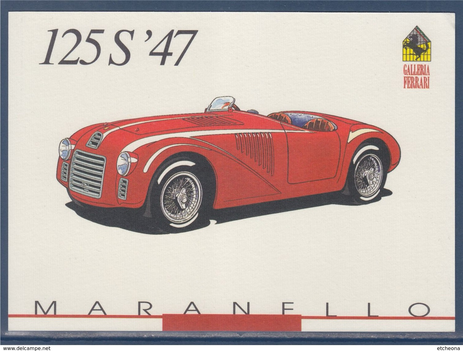 = Série Ferrari Formule 1 La 125S'47, Année 1947 Circuit De Piacenza - Other & Unclassified