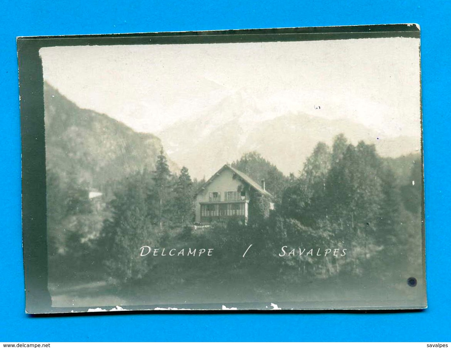 Chamonix 1926 - Les Houches Vers Vaudagne - Photo Originale - Voir Scans - Lieux