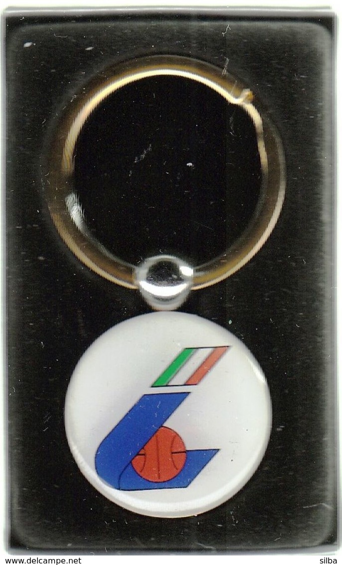 Basketball / Sport / Keyring, Keychain, Key Chain / Basketball Federation Of Italy - Bekleidung, Souvenirs Und Sonstige