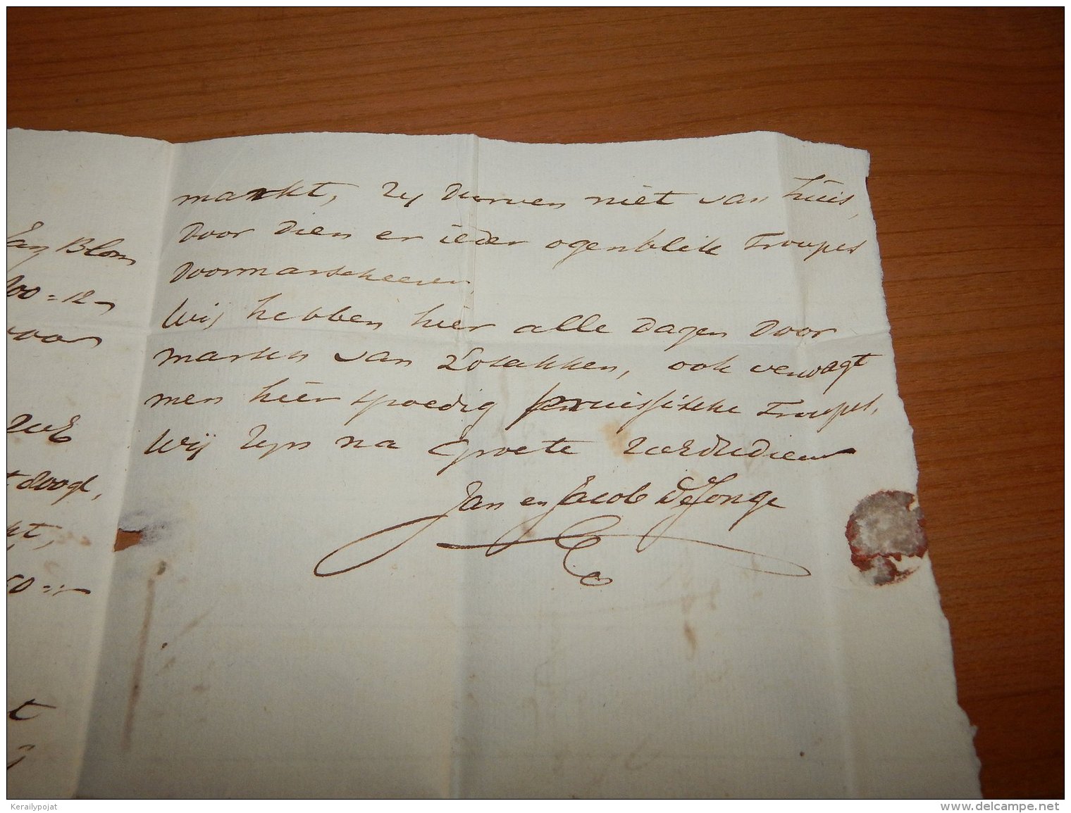 Netherlands 1813 Prephilately Letter__(L-11215) - ...-1852 Vorläufer