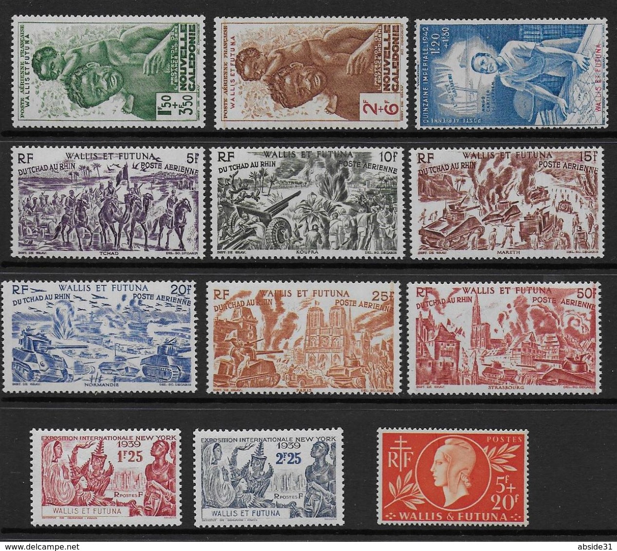 WALLIS ET FUTUNA - Lot De 34 Timbres ** En Séries Complètes - Cote : 56,60 € - Used Stamps