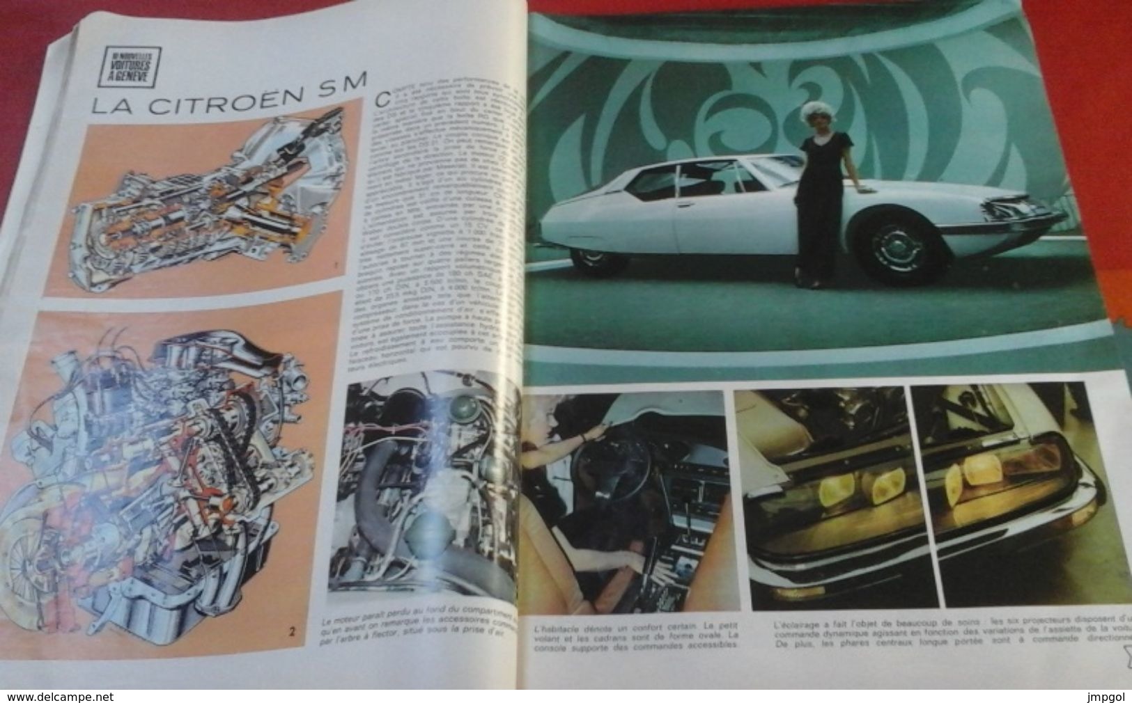 L'Auto Journal N°6 26 Mars 1970Citroën SM,Sunbeam 1250 1500,Mercedes C111, Jean VINATIER Jean Luc THERIER - Auto/Moto