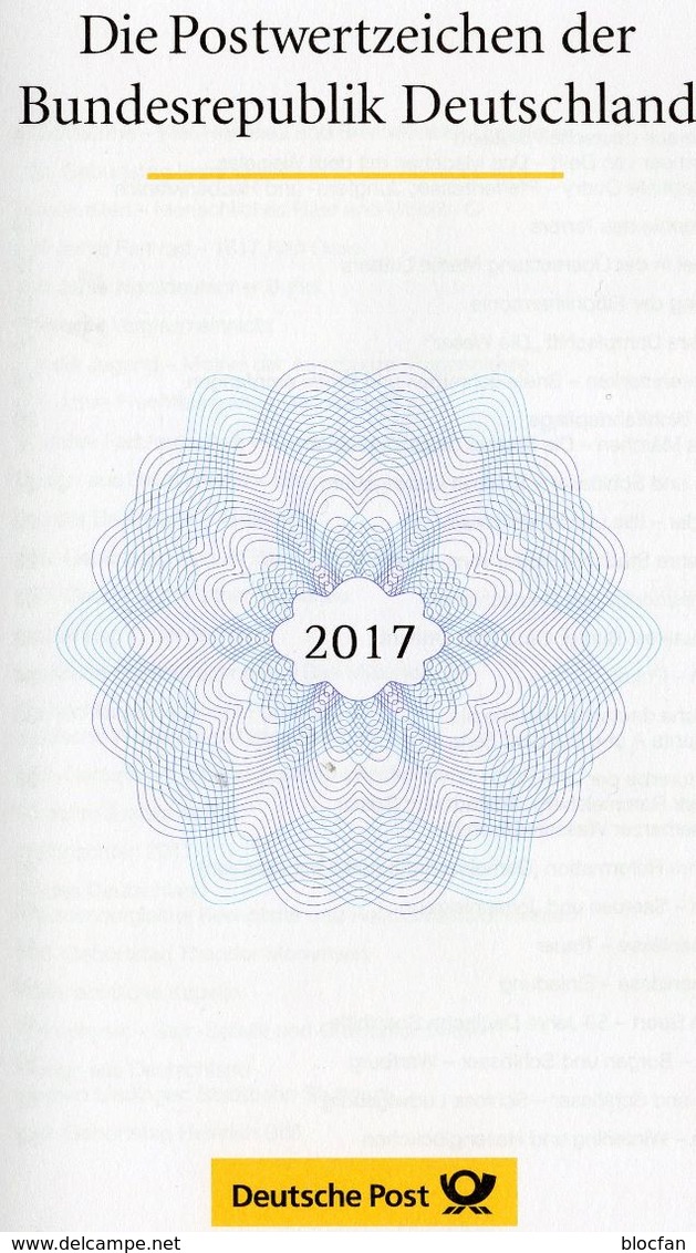 Leeres Jahrbuch 2017 Deutschland Ohne Hologramm ** 30€ Als Album Mit Beschreibung BUND Year-stamp Document Germany - Autres & Non Classés