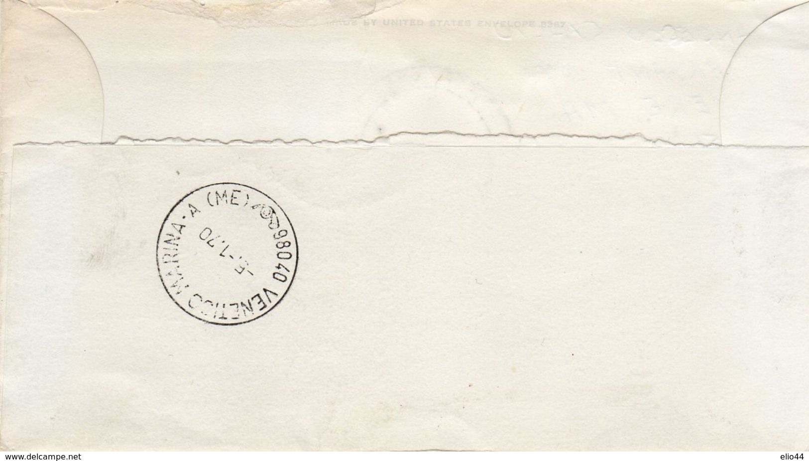 1969 - Busta In Tariffa " AIR MAIL" Coppia Cent. 10 (sbarco Sulla Luna) - - Other & Unclassified