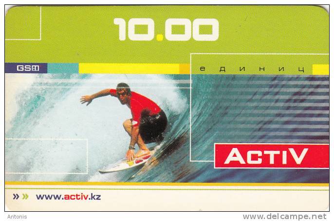 KAZAKHSTAN - Surf, Aktiv Prepaid Card 10 Units, Exp.date 03/04, Used - Kasachstan