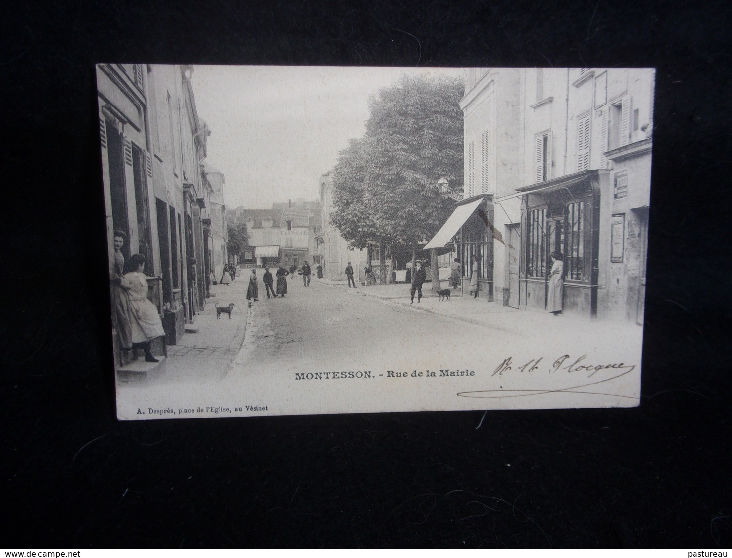 Tirage D ' Avant 1903. Montesson. Rue De La Mairie .Voir 2 Scans . - Montesson