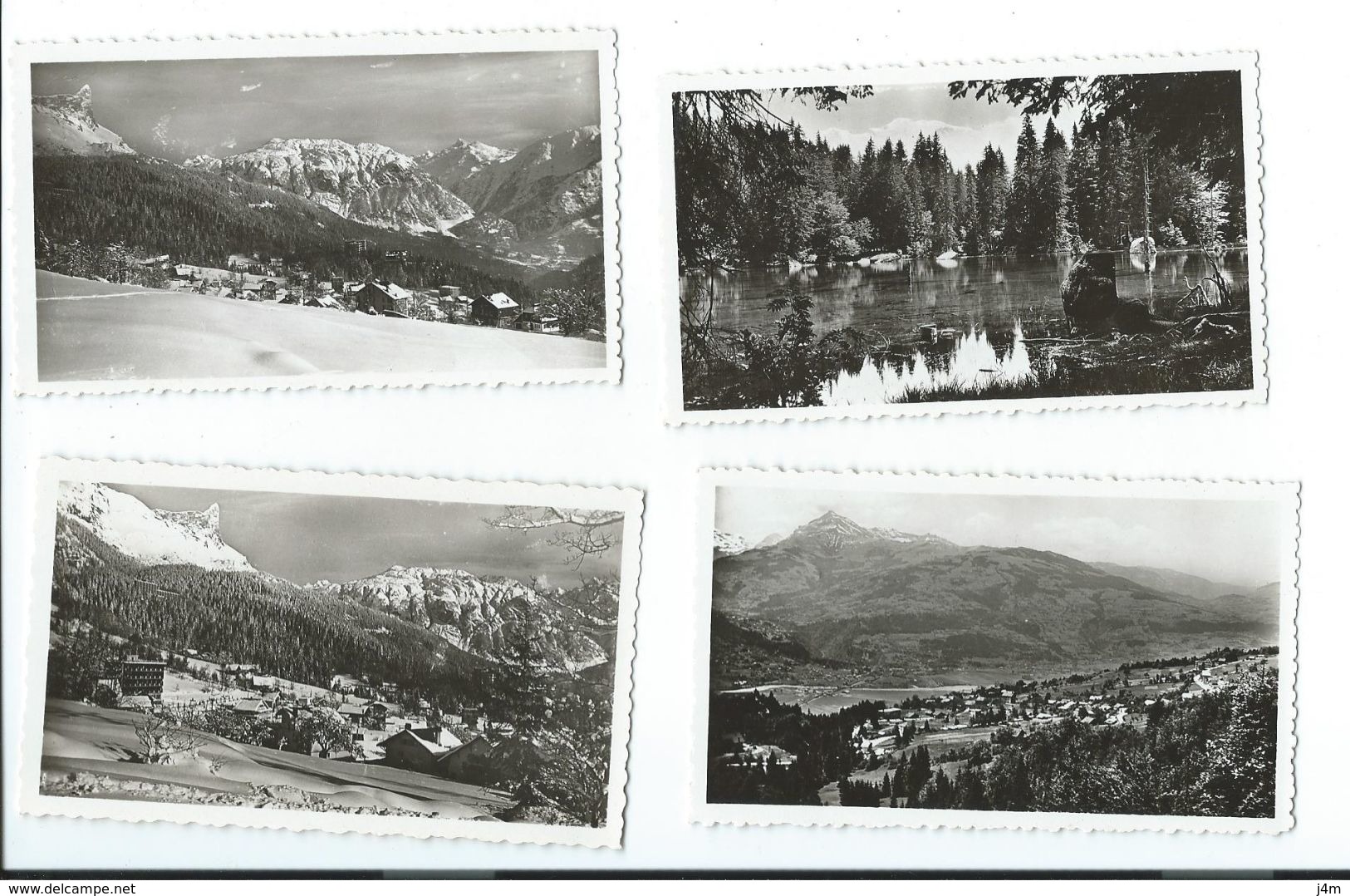 POCHETTE De 12 PHOTOS 11 X 6,5 Cm De ASSY-PASSY ( Haute Savoie 74)..4 Scans - Luoghi