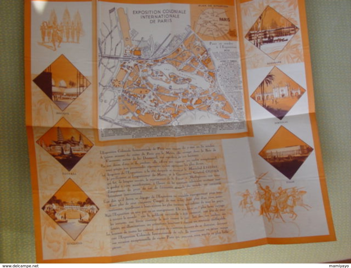 Dépliant-programme Illustré  EXPOSITION COLONIALE De PARIS ,1931-Plan,dirigeants Lyautey,Olivier /Pavillons Des Nations. - Dépliants Touristiques