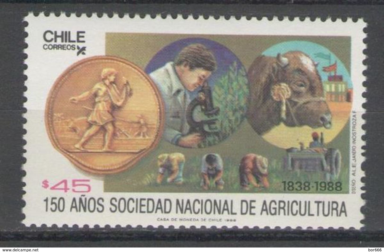 Chile - AGRICULTURE 1988 MNH - Chile