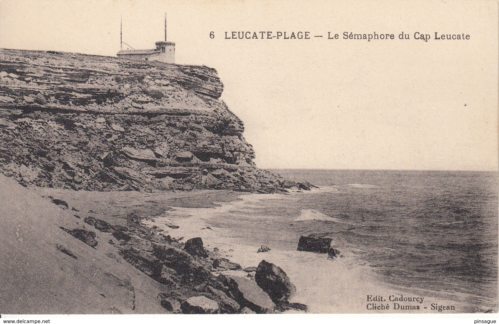 11 - LEUCATE  PLAGE  - Le Sémaphore Du Cap Leucate - Leucate