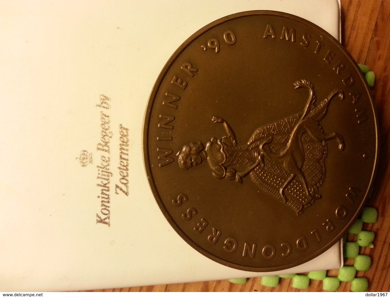 Medal - Penning- Kon.Ned.Kennel Worldcongress Winner "90 Amsterdam "- The Netherlands - Sonstige & Ohne Zuordnung