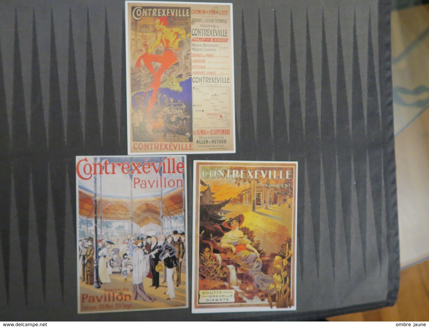 TI - Reproduction D'affiche - LOT DE 3 CARTES - CONTREXEVILLE - Publicité