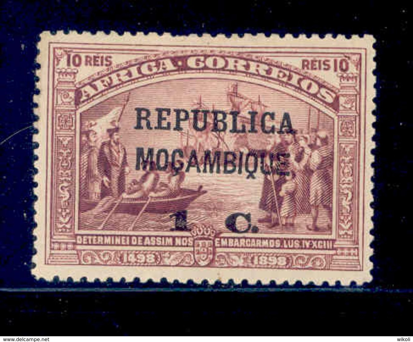 ! ! Mozambique - 1913 Vasco Gama On Africa 1c - Af. 131 - MH - Mozambique