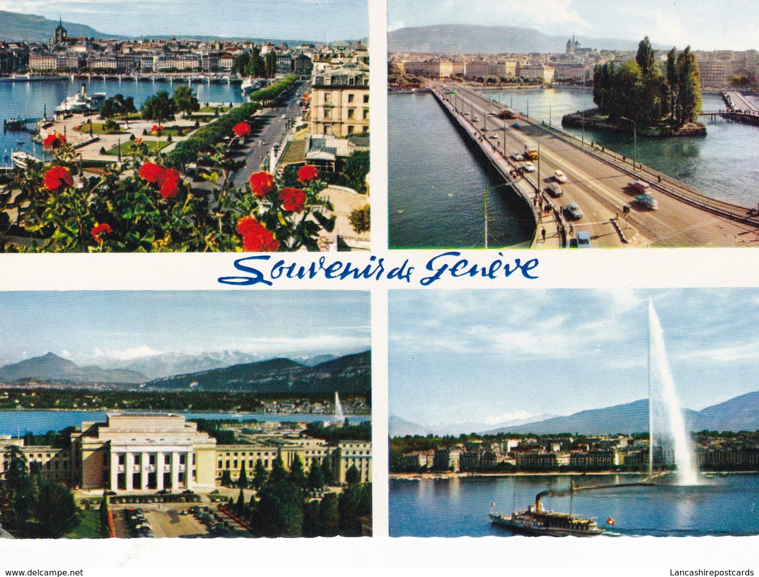 Postcard Geneva Multiview My Ref B22289 - Genève