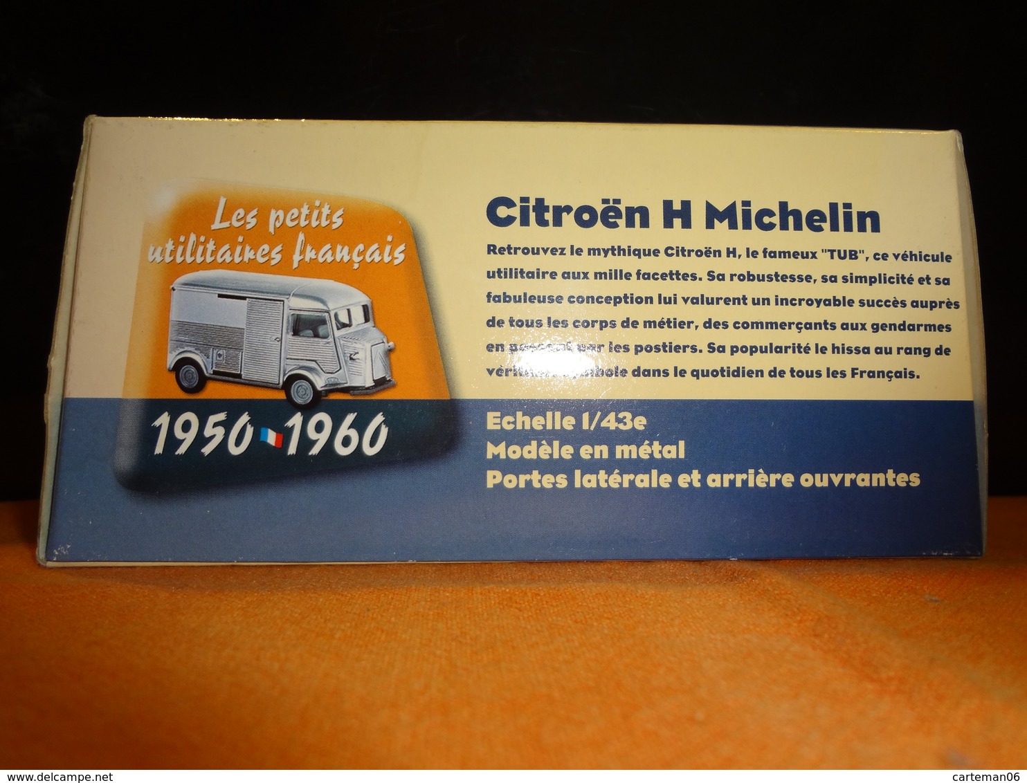 Camionnette - Citroën Type H Michelin - Atlas 1/43 - Utilitaires