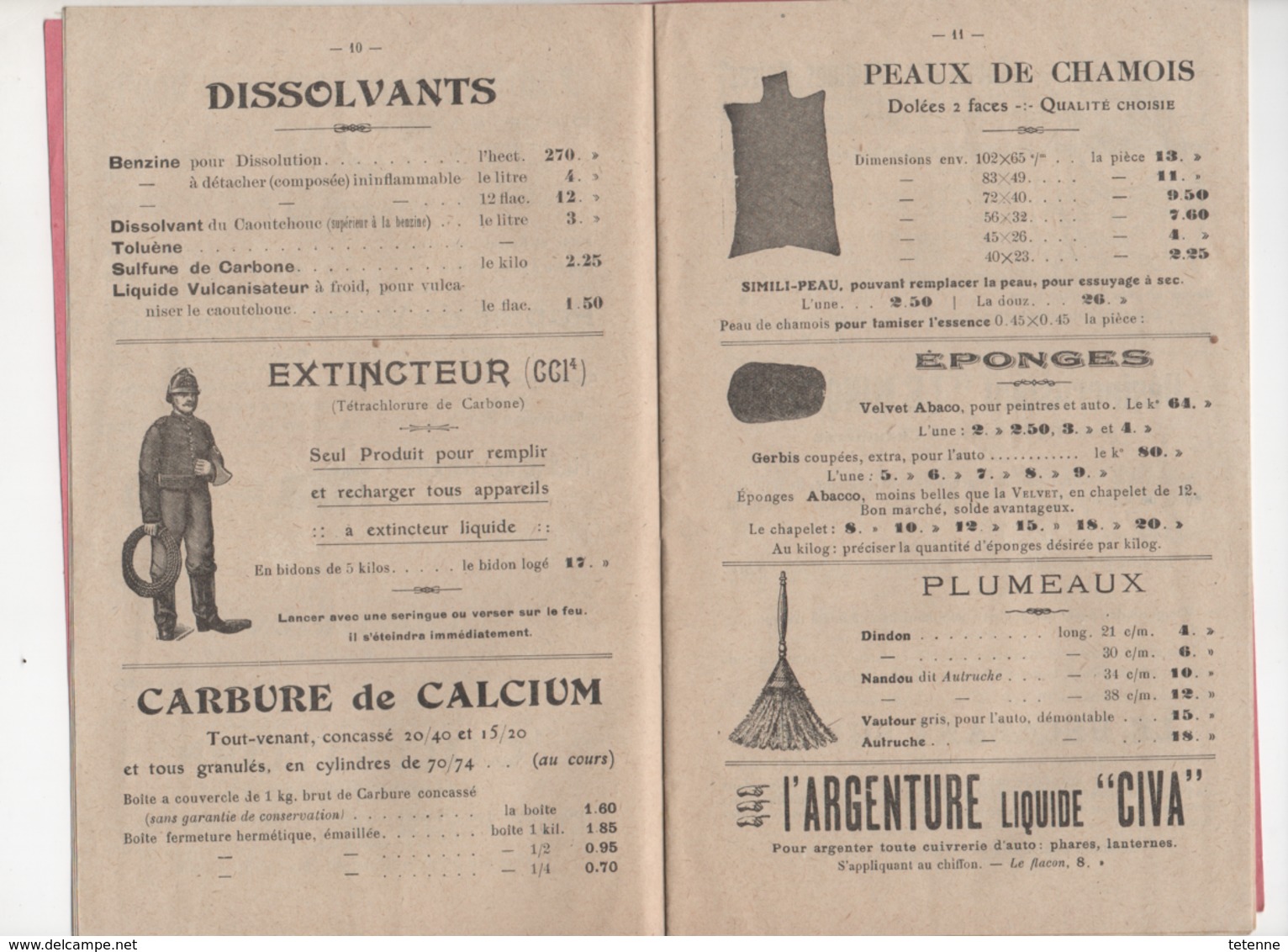 Catalogue Huilerie De Nanterre Fourniture Industrielle Usine Auto Vélo C Dazeville Peinture Vernis Extincteur Ect...1922 - Advertising
