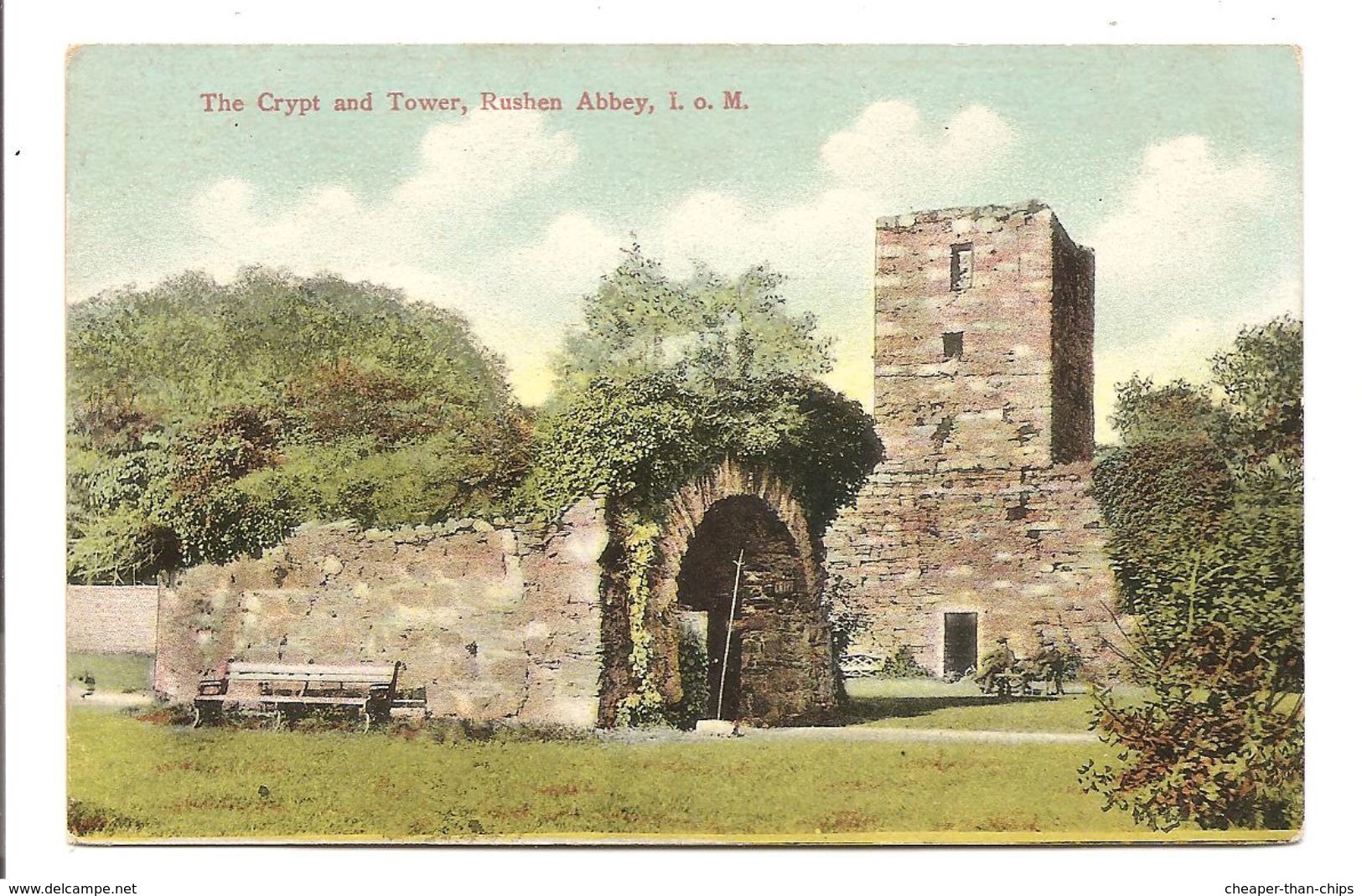 The Crypt And Tower, Rushen Abbey, I.o.M.- Grosvenor Series - Isle Of Man