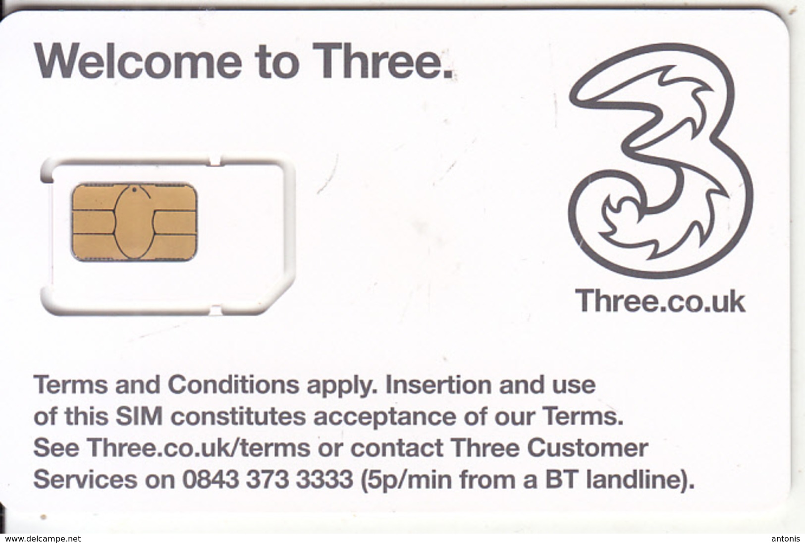 UK - Hutchison GSM, Chip 10, Mint - Altri & Non Classificati