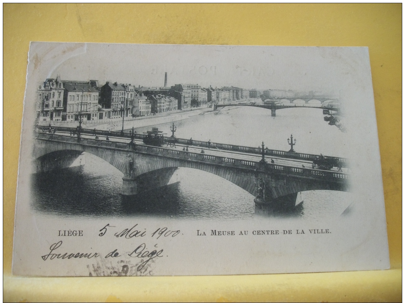 B16 8755 CPA 1900. LIEGE. LA MEUSE AU CENTRE DE LA VILLE (+ DE 20000 CARTES A MOINS 1 EURO) - Luik