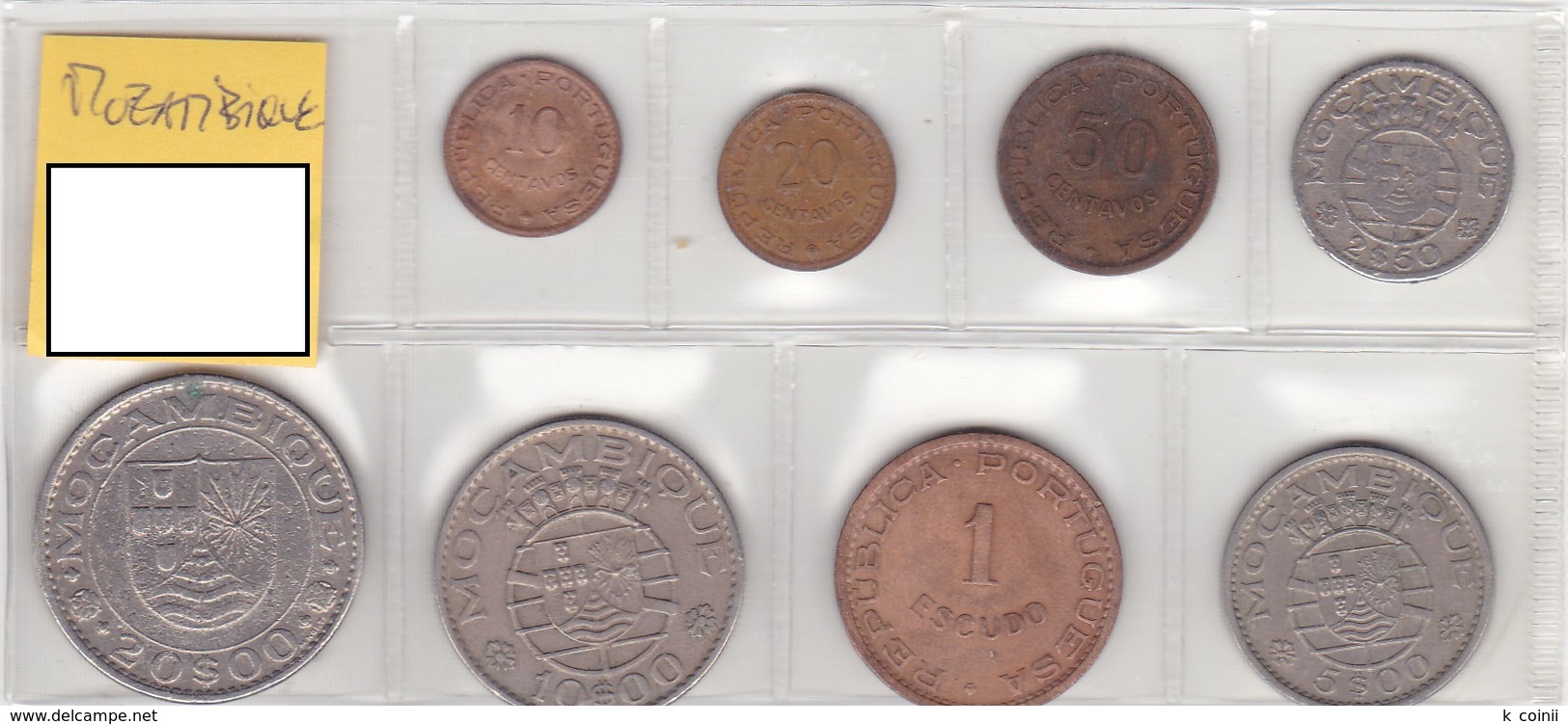 Mozambique - Set Of 8 Coins - Ref08 - Mozambique