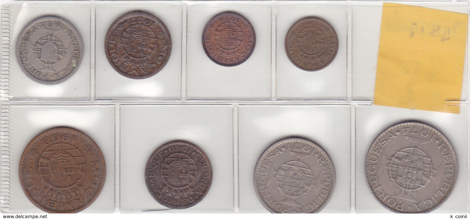 Mozambique - Set Of 8 Coins (portuguese Colonies) - Ref 09 - Mozambique