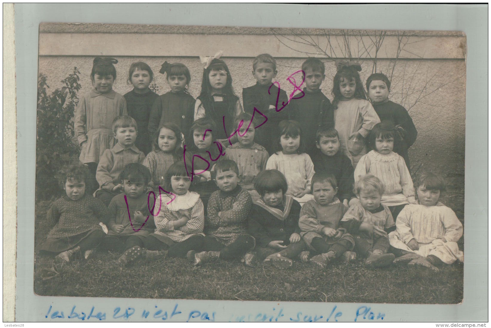 CPA ENVIRON DE NIORT  PHOTO GROUPE D'ENFANTS   GARCON Et FILLES   (R. BONNEAU  Photo. Niort) FEVR 2018 375 - Fotos