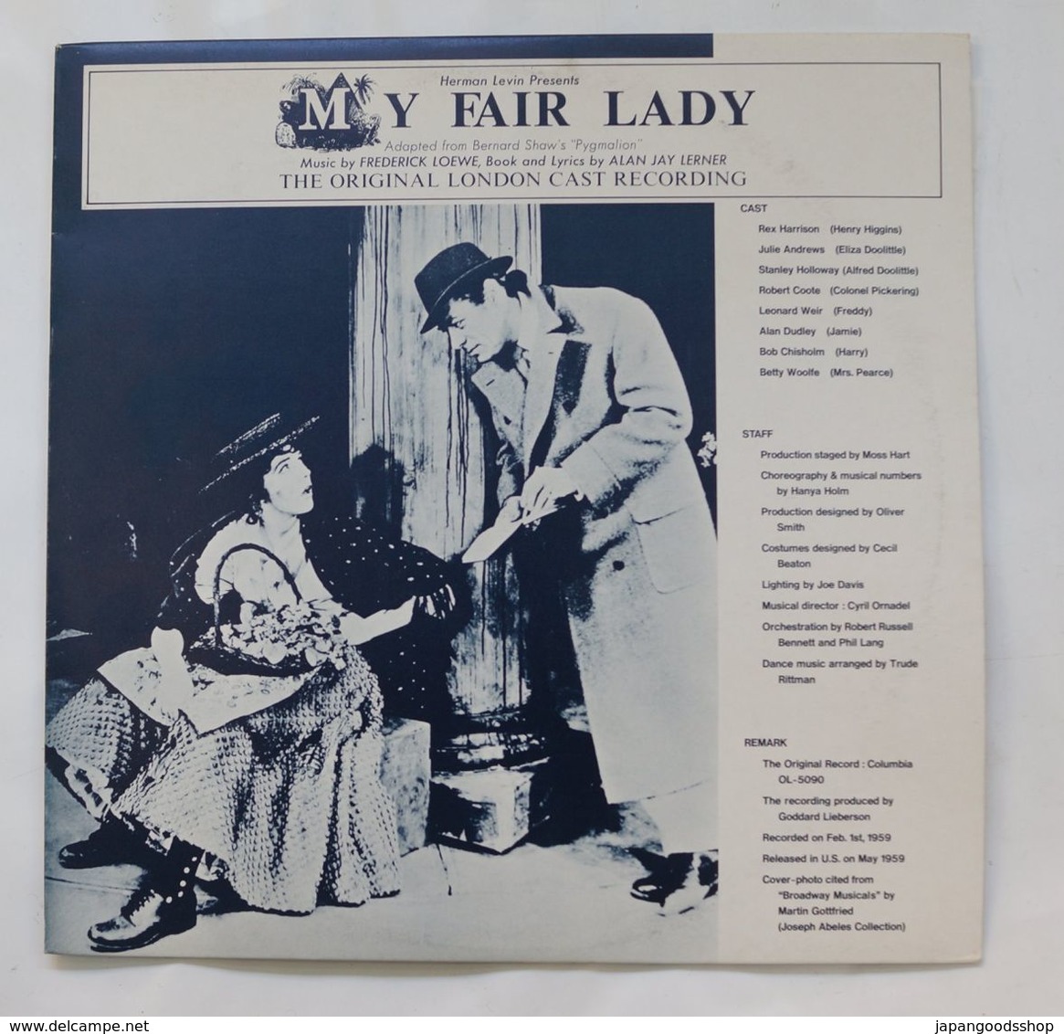 Vinyl LP :  My Fair Lady  ( Wave Japan 1983  MFPL-C-83905 ) - Soundtracks, Film Music