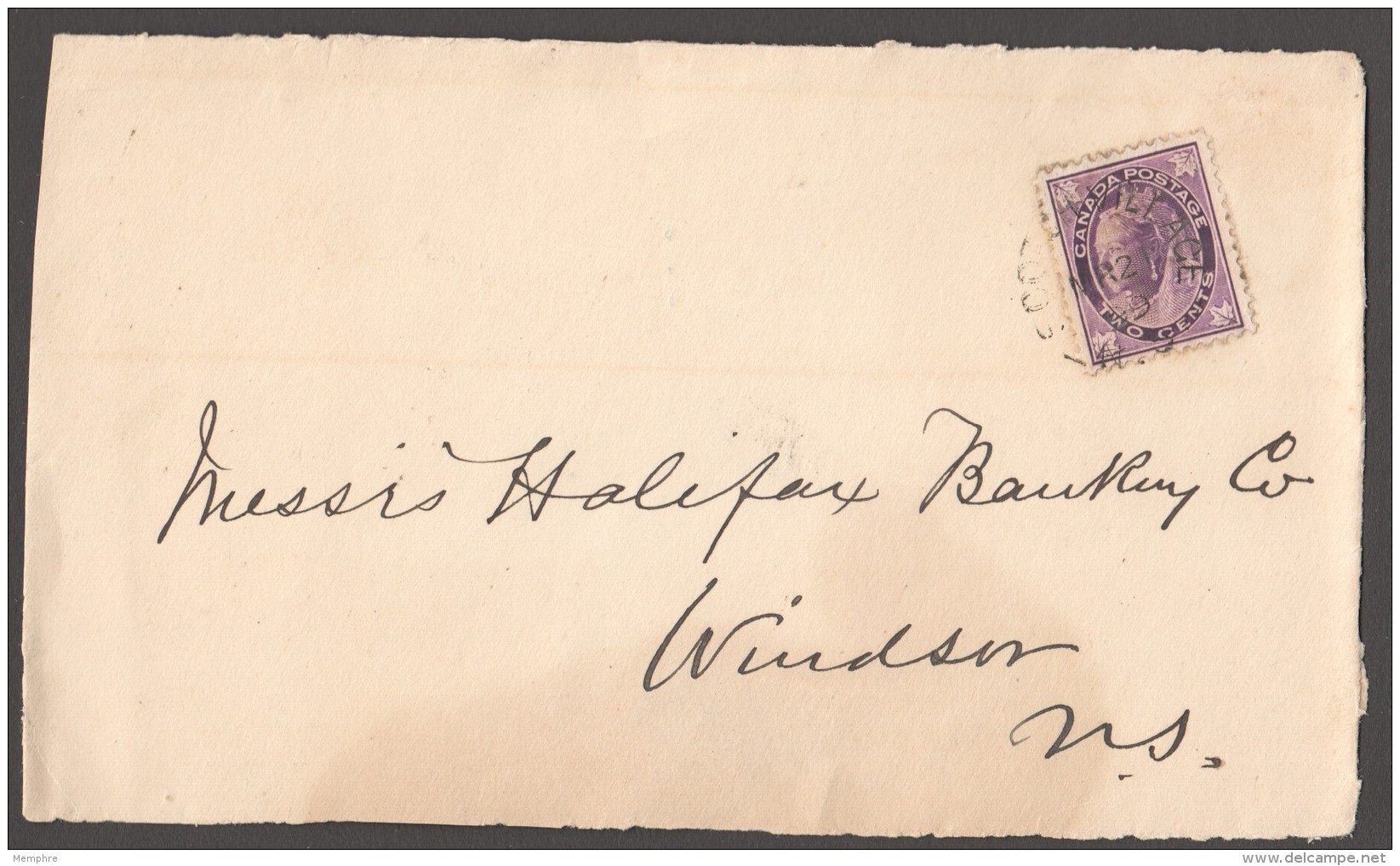 1899  Letter Front Scotch Village NS To Windsor NS  Sc 68 - Brieven En Documenten