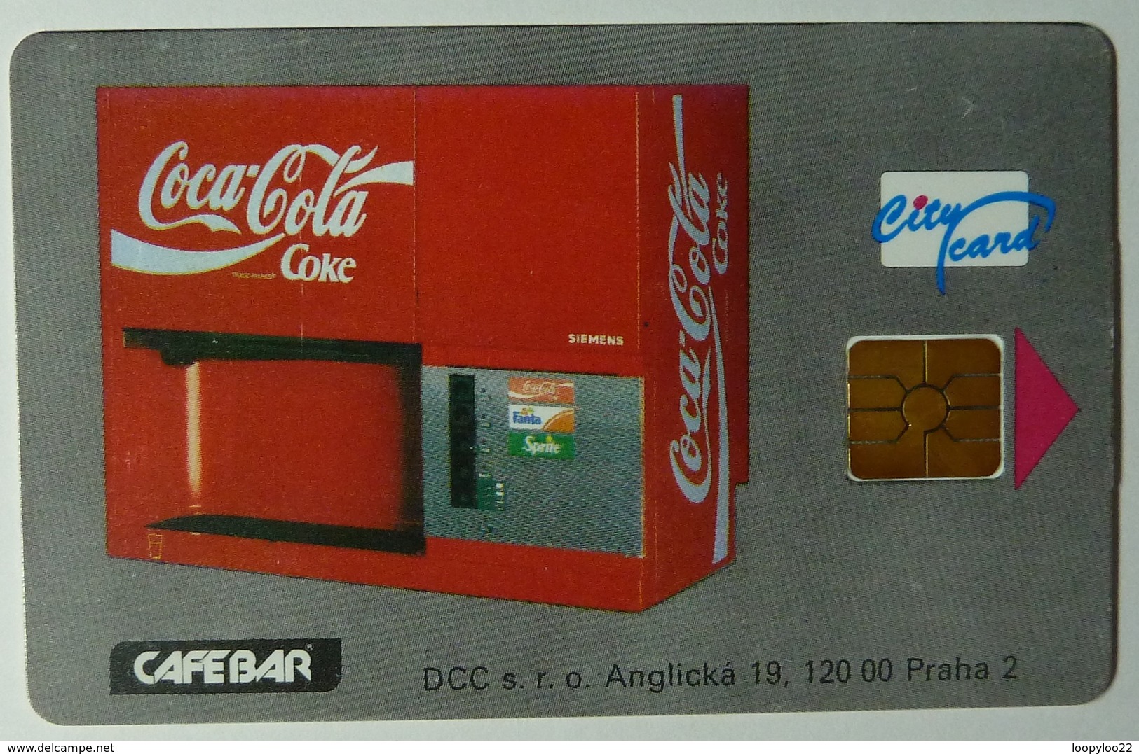 CZECH REPUBLIC - Chip - 20 Units - Coca Cola - City Card - 5000ex - Different Chip - Mint - Czech Republic