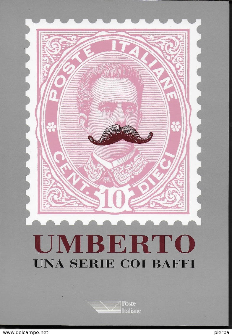 UMBERTO UNA SERIE COI BAFFI - EDIZIONE POSTE ITALIANE 1997 - Filatelia E Storia Postale