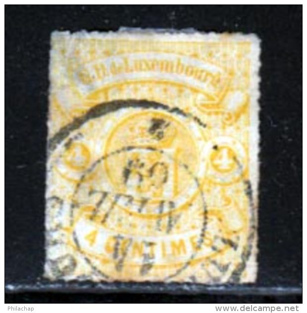 Luxembourg 1865 Yvert 14 (o) B Oblitere(s) - 1859-1880 Wappen & Heraldik