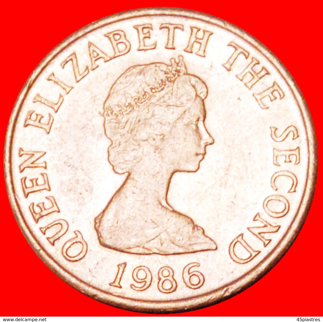 √ GREAT BRITAIN: JERSEY ★ 1 PENNY 1986 TOWER! LOW START ★ NO RESERVE! Type 1983-1992 - Jersey