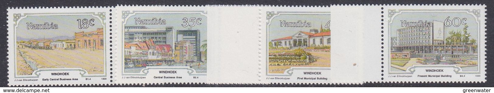 Namibia 1990 Buildings  4v ** Mnh (37648B) - Namibië (1990- ...)