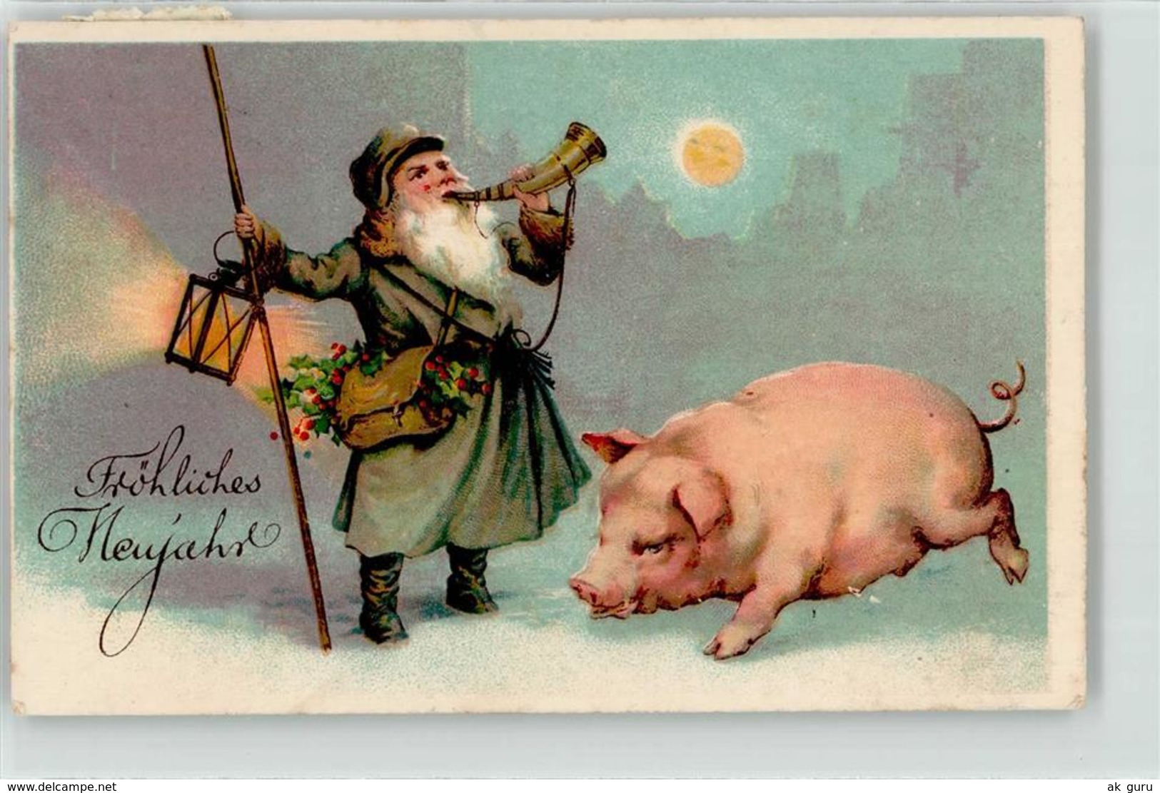 52136082 - Zwerg Mistel Neujahr - Schweine