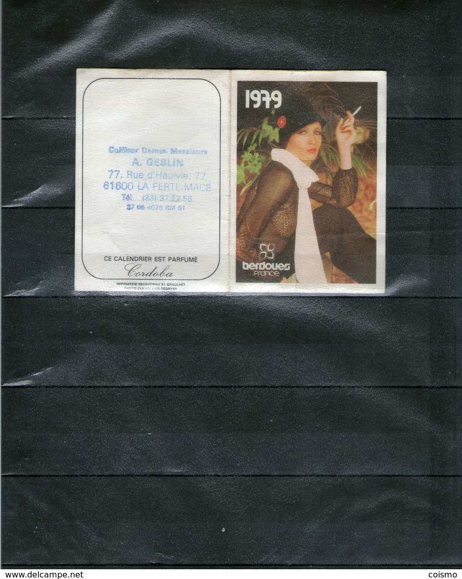 PETIT CALENDRIER ANNEE 1979 - Kleinformat : 1971-80