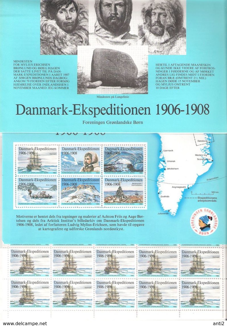 Greenland   1982 Danmark-Ekspeditionen 1906-1908 Unused - Neufs