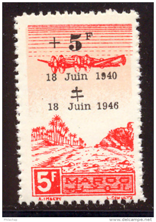 Maroc PA 1946 Yvert 58 ** TB - Airmail