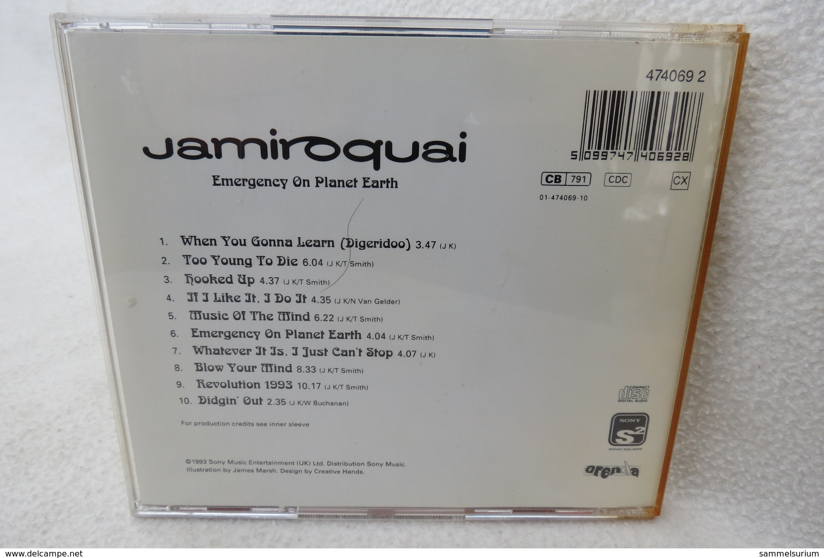 CD "Jamiroquai" Emergency On Planet Earth - Soul - R&B