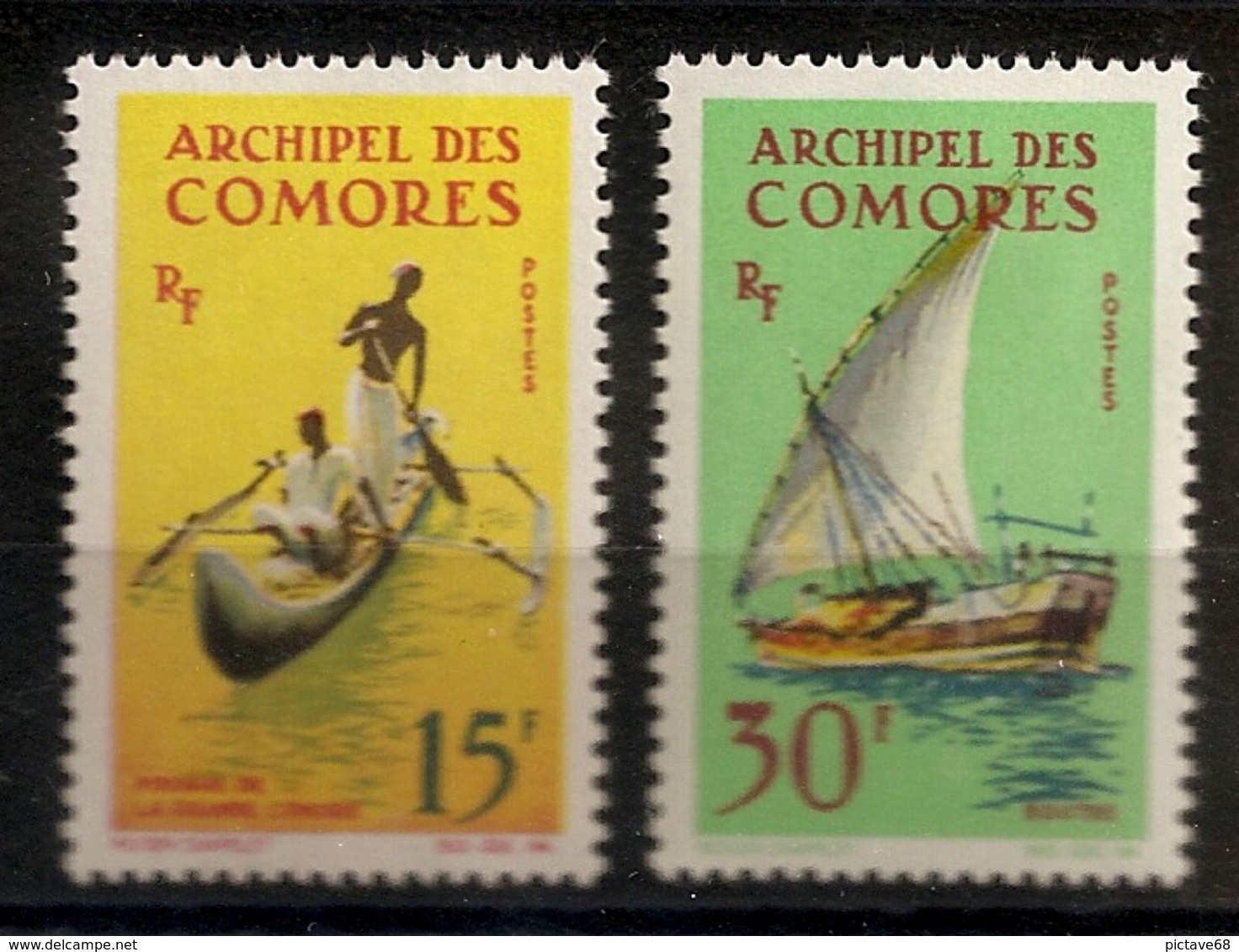 N° 33 & 34 NEUF AVEC CHARNIERE - Comores (1975-...)
