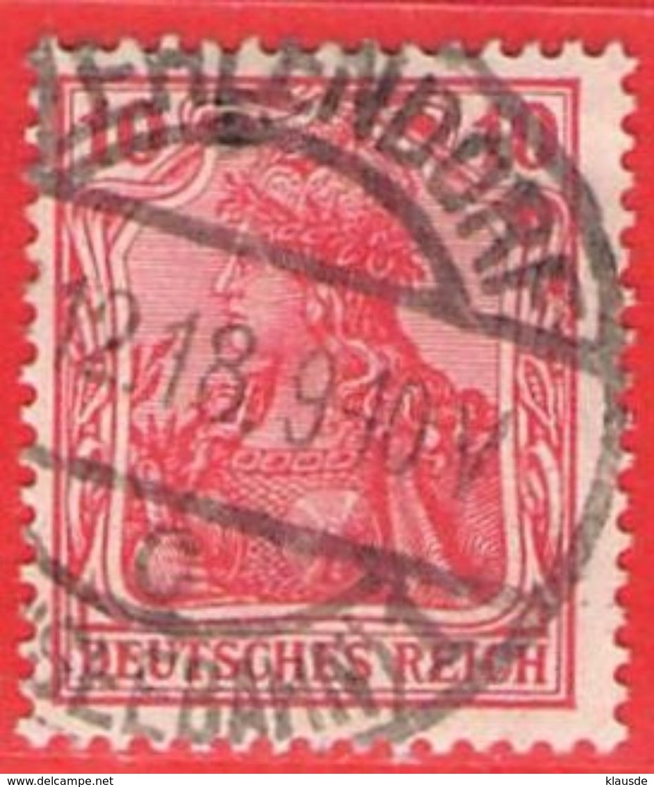 MiNr.86II.c O Deutschland Deutsches Reich - Oblitérés