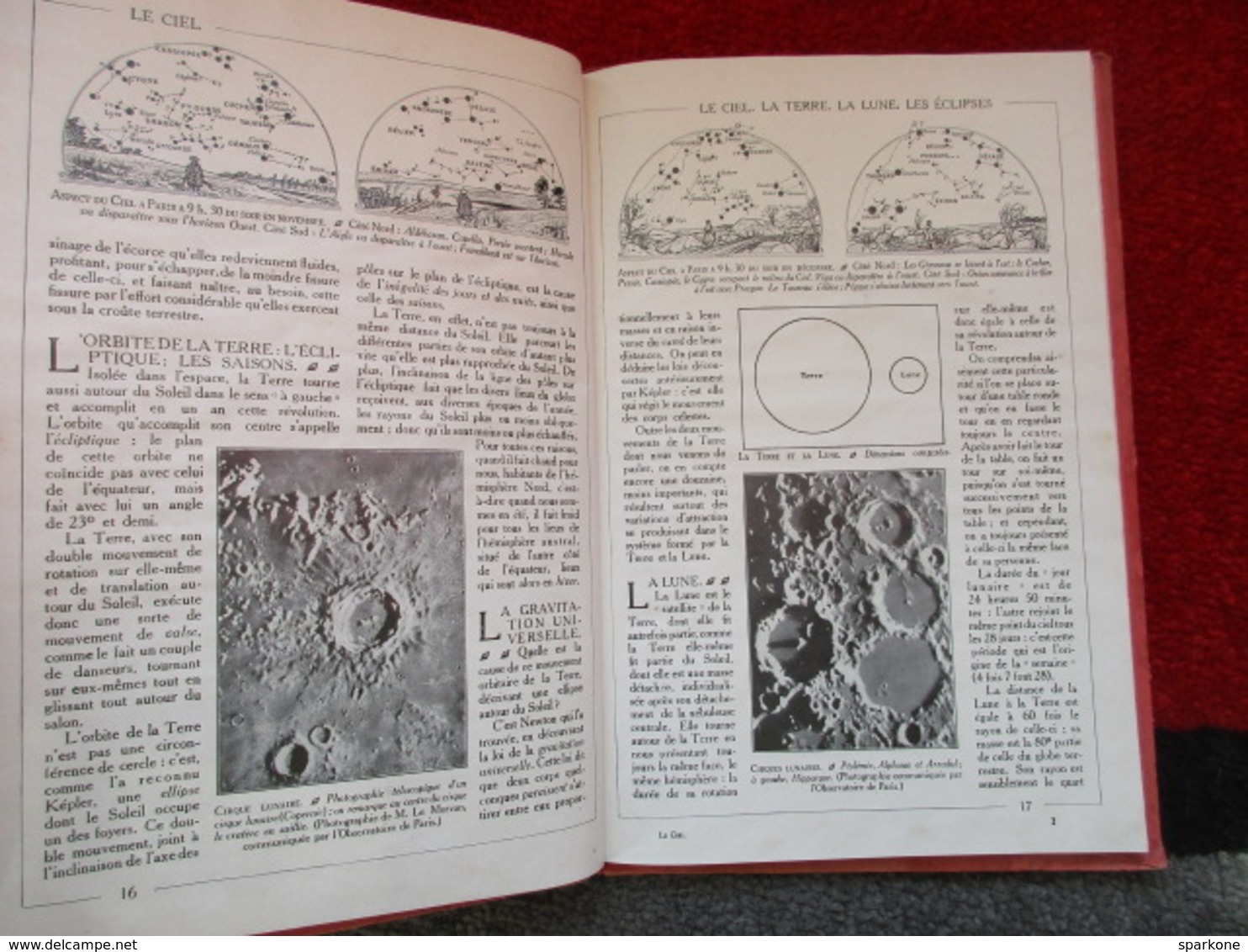 Encyclopédie Par L'image "Le Ciel" / éditions Hachette De 1924 - Astronomie